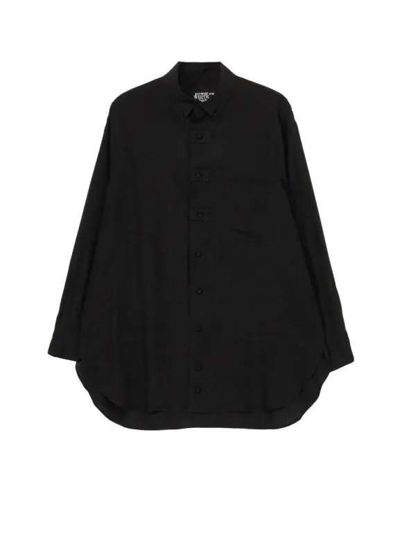 CELLULOSE LAWN KNOT BUTTONS B.D SHIRT sold by Yohji Yamamoto