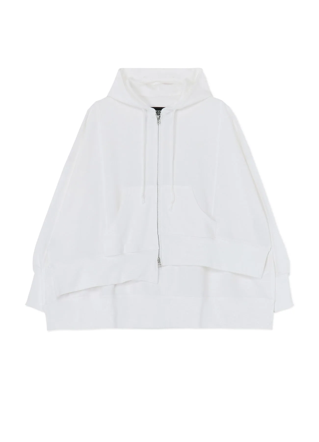 ASYMMETRIC ZIP-UP HOODIE sold by Yohji Yamamoto product image thumbnail 2