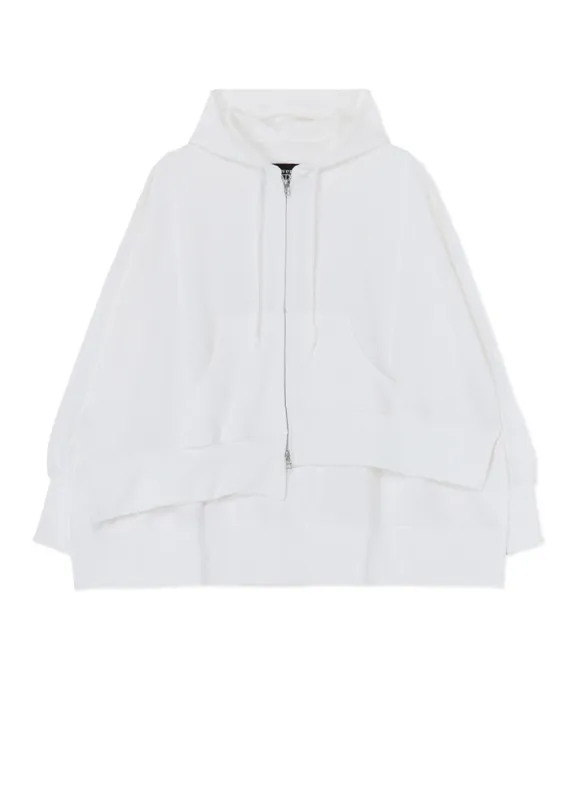 ASYMMETRIC ZIP-UP HOODIE sold by Yohji Yamamoto