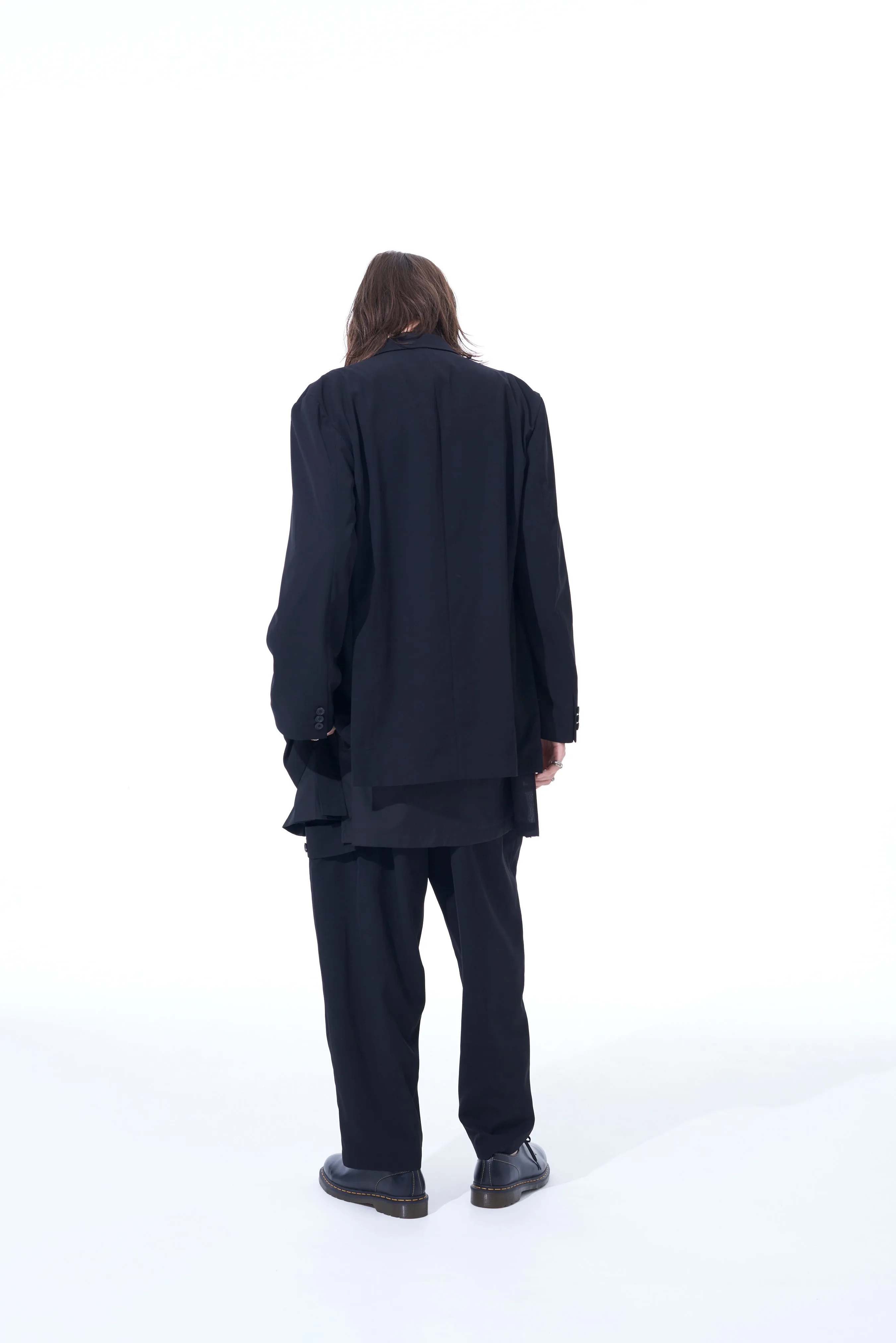 POLYESTER GABARDINE CORD TIE JACKET sold by Yohji Yamamoto product image thumbnail 4