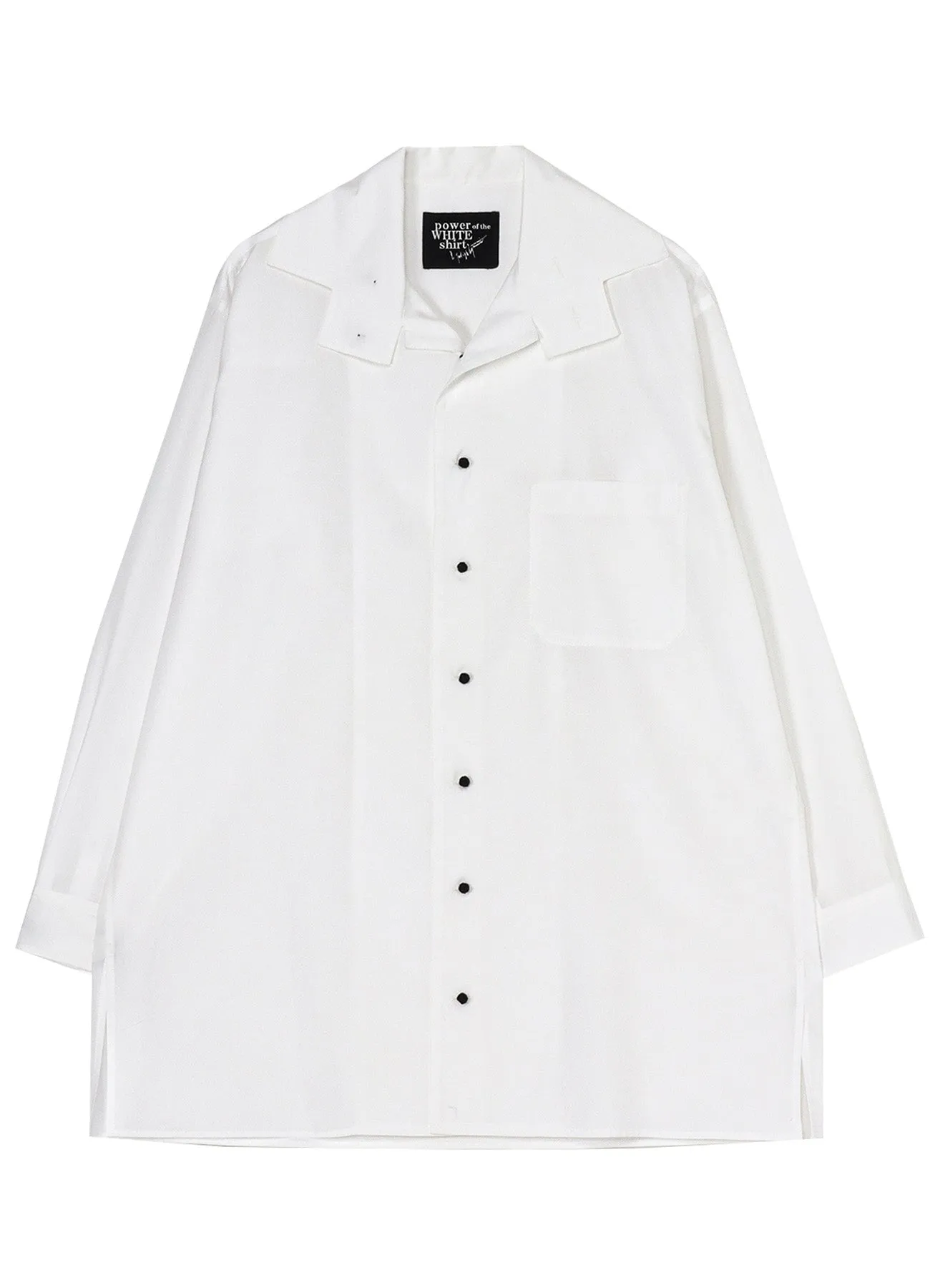 P・100/2 BROAD KNOT BUTTONS SHIRT sold by Yohji Yamamoto product image thumbnail 2