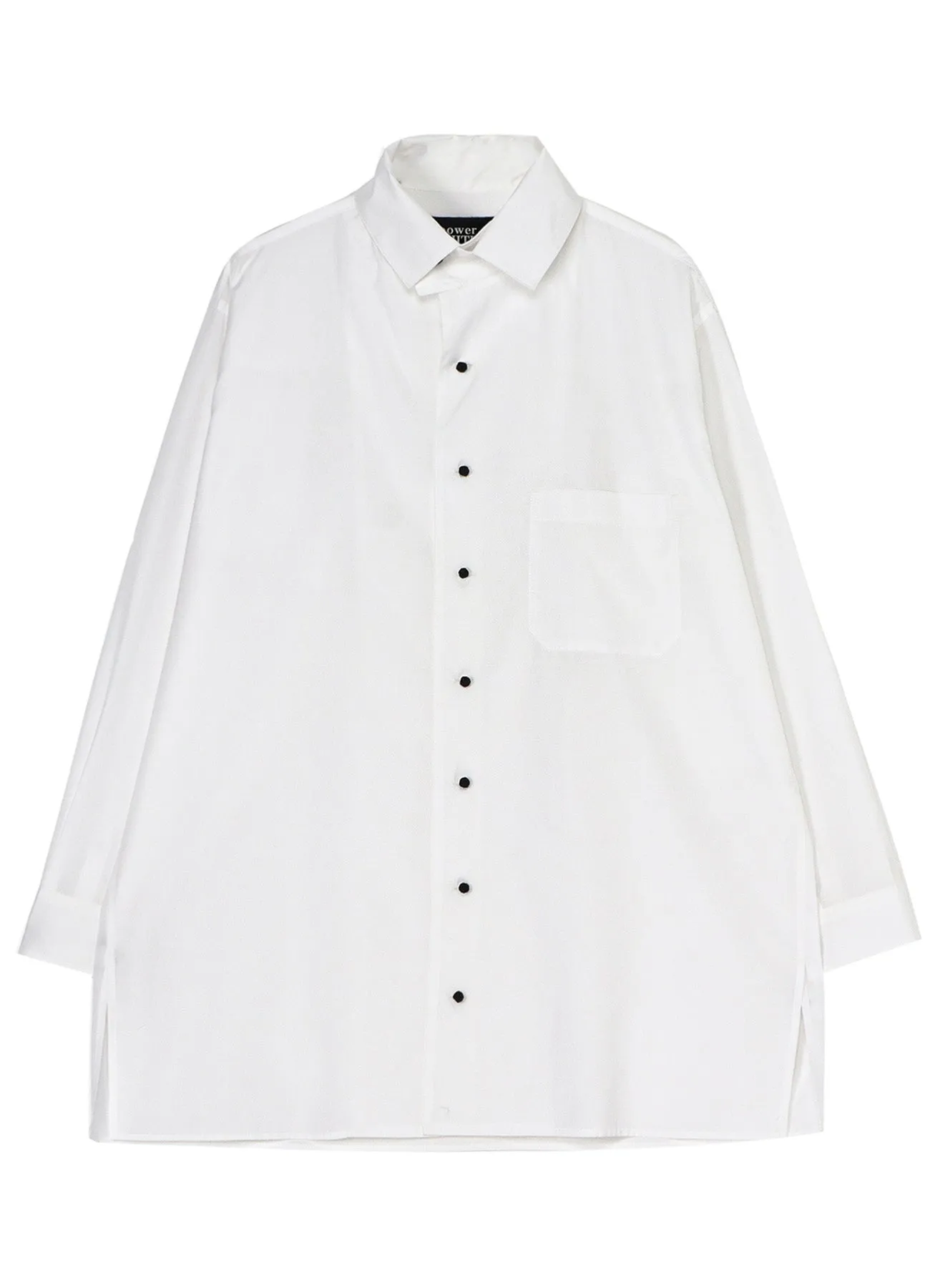 P・100/2 BROAD KNOT BUTTONS SHIRT sold by Yohji Yamamoto product image thumbnail 3