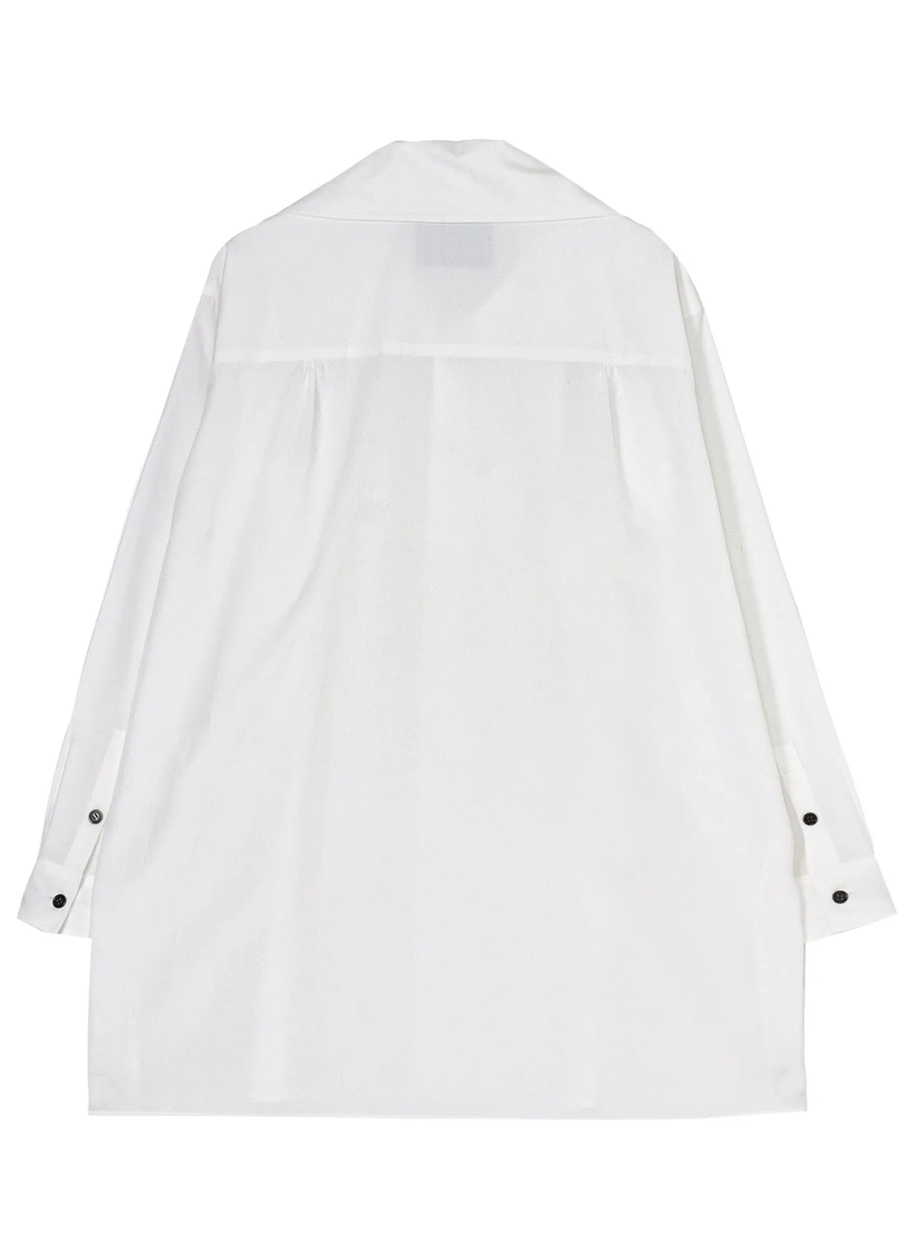 P・100/2 BROAD KNOT BUTTONS SHIRT sold by Yohji Yamamoto product image thumbnail 4