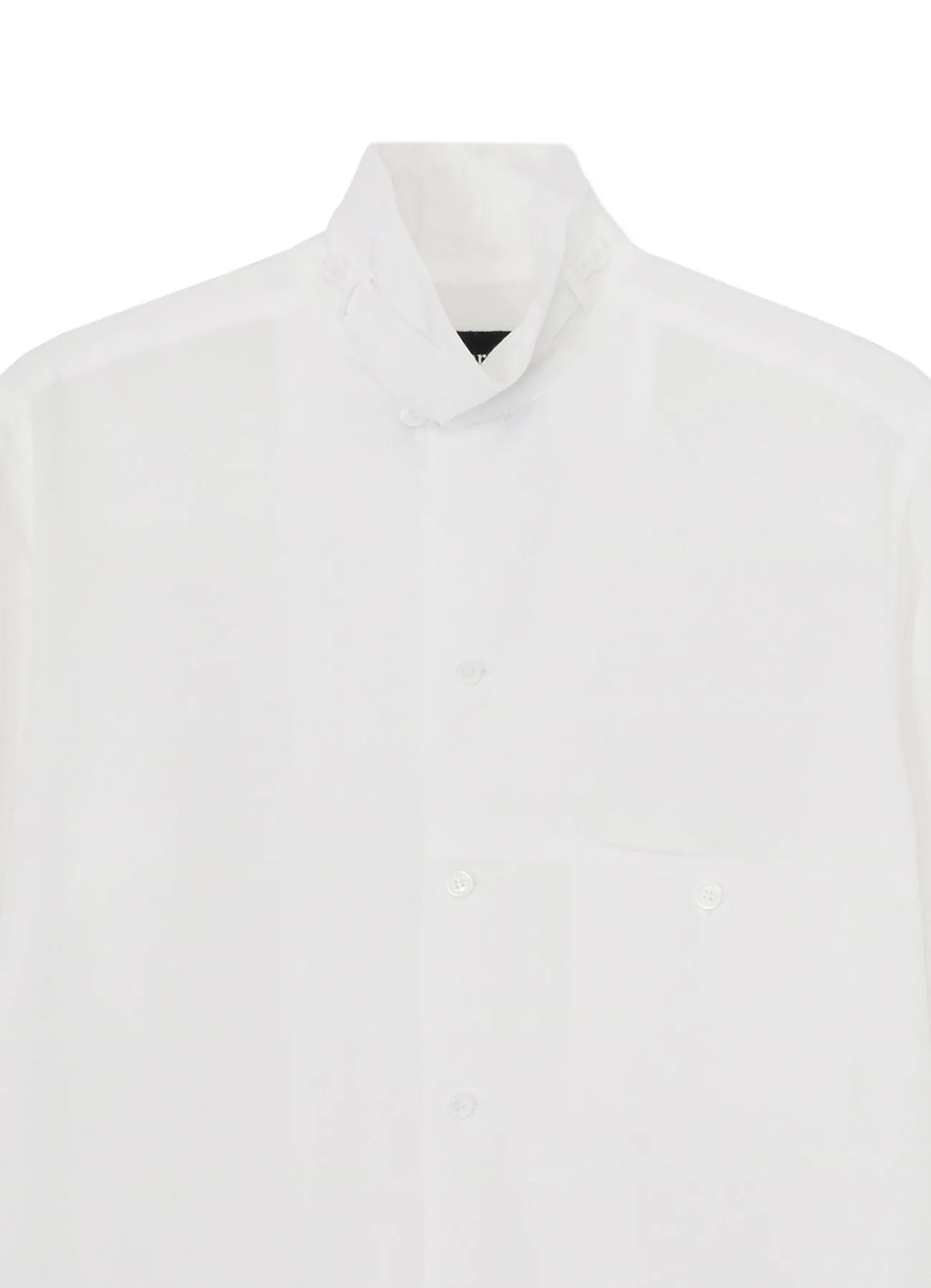 CELLULOSE LAWN TAB COLLAR SHIRT sold by Yohji Yamamoto product image thumbnail 4