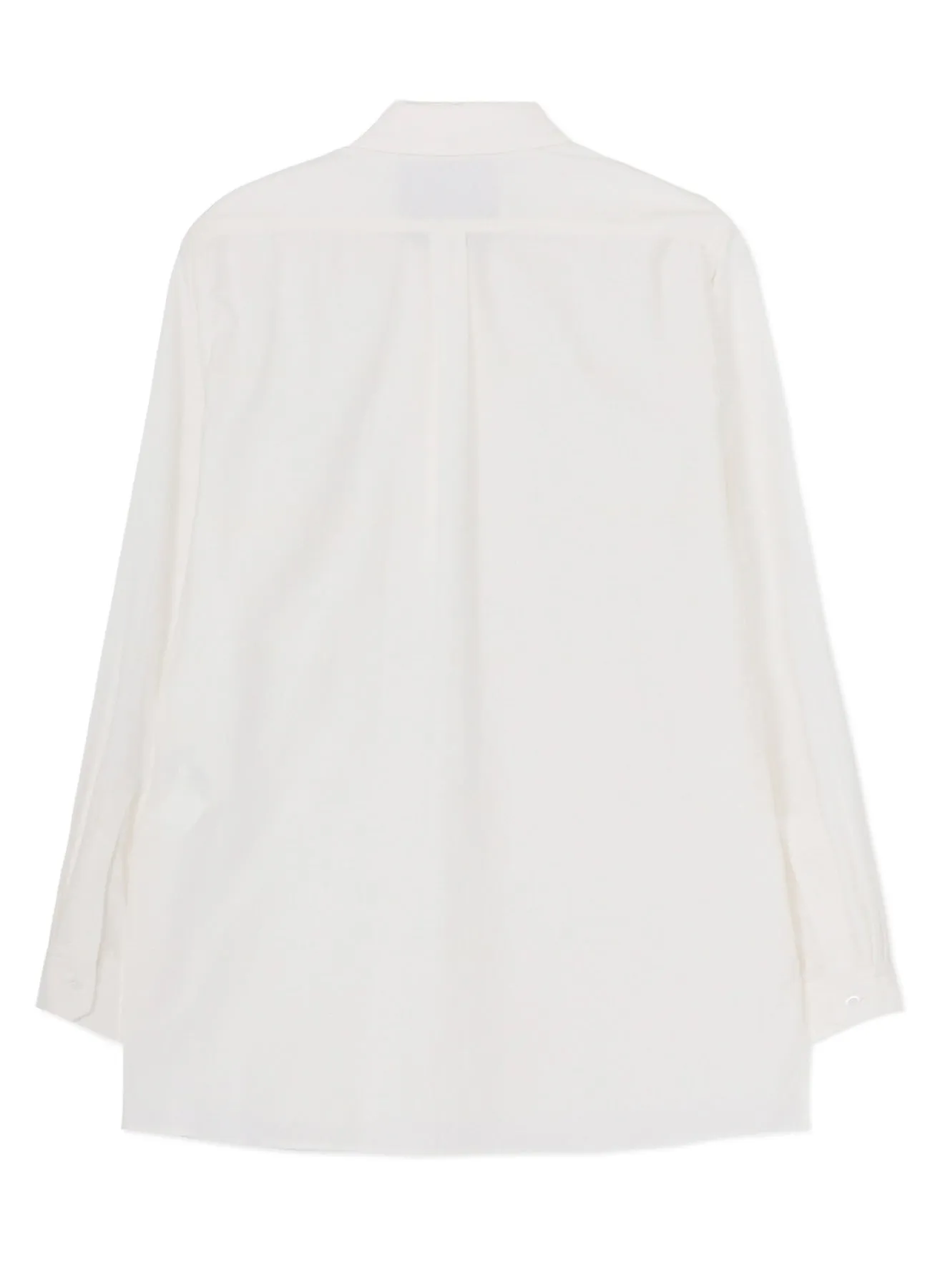 COTTON TWILL FRONT PLEATED DETAIL SHIRT sold by Yohji Yamamoto product image thumbnail 3
