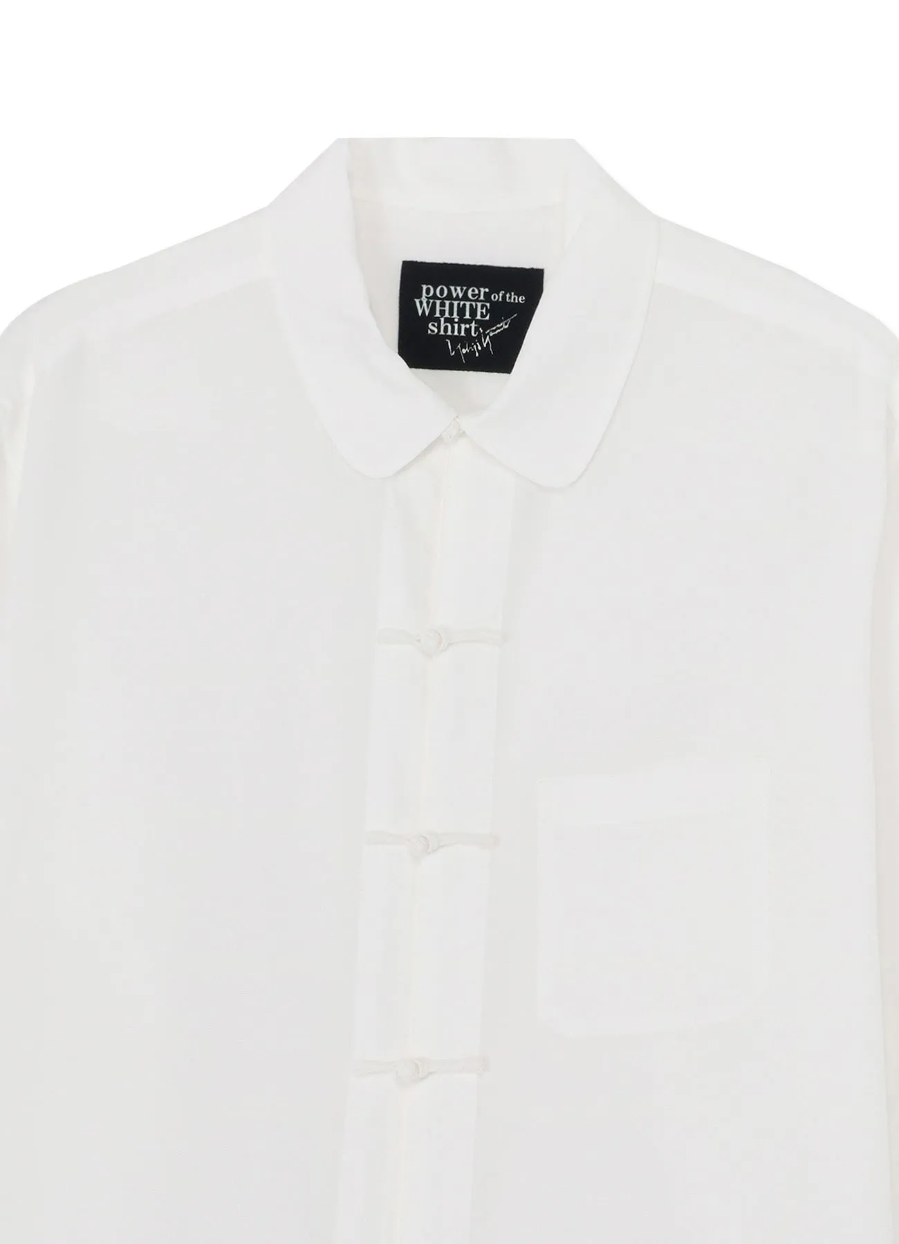 CELLULOSE LAWN CHINESE STYLE SHIRT sold by Yohji Yamamoto product image thumbnail 4