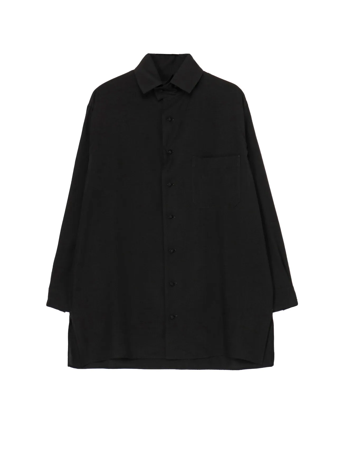 CELLULOSE LAWN KNOT BUTTONS SHIRT sold by Yohji Yamamoto