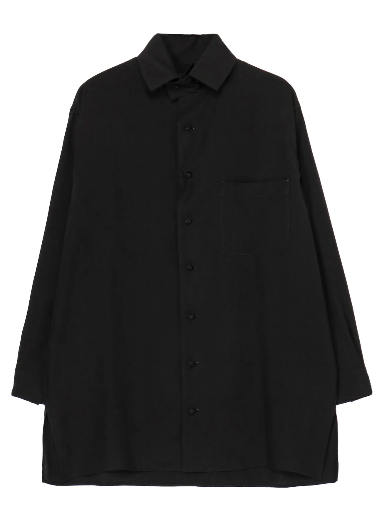 CELLULOSE LAWN KNOT BUTTONS SHIRT sold by Yohji Yamamoto product image thumbnail 2