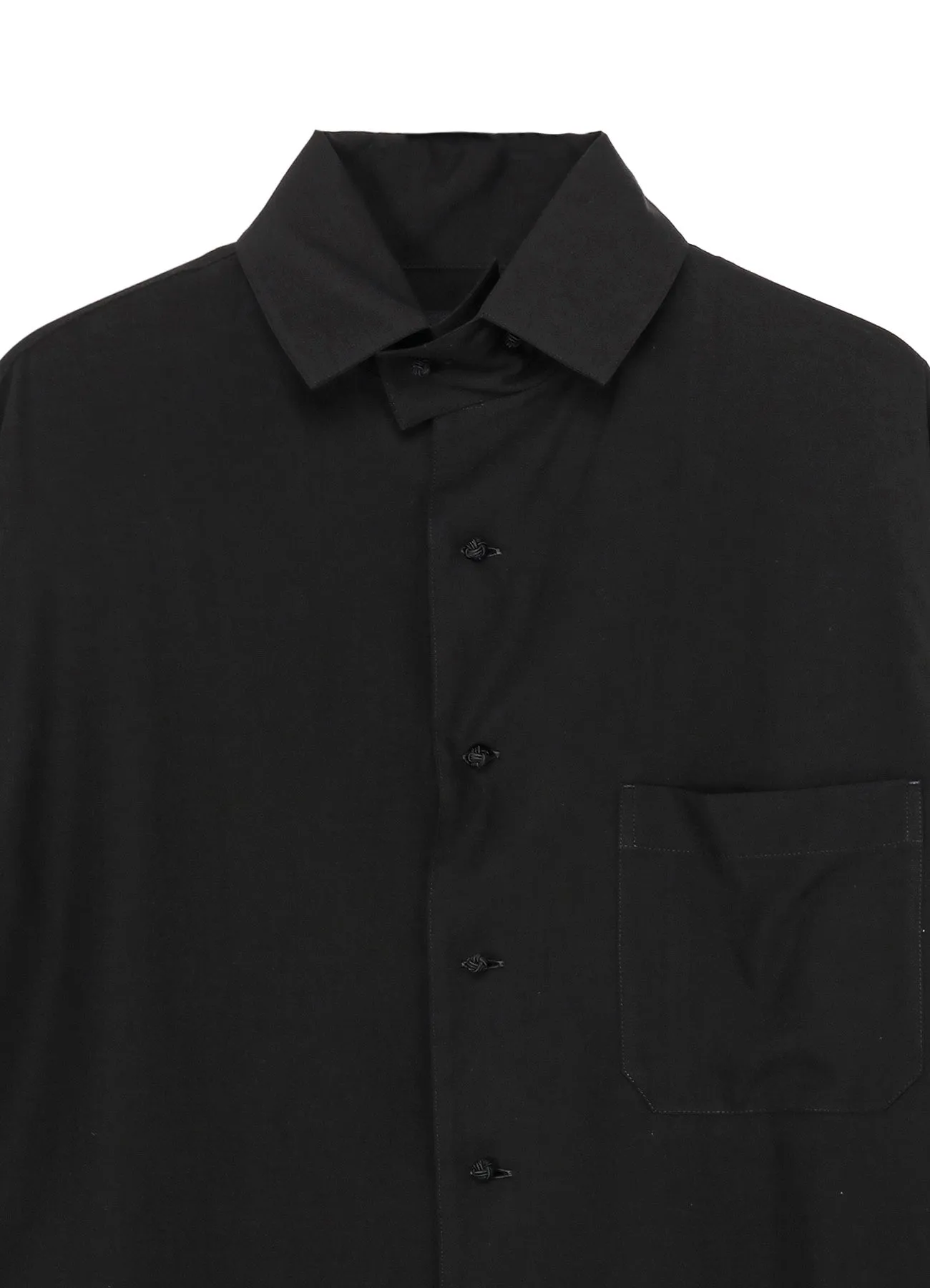 CELLULOSE LAWN KNOT BUTTONS SHIRT sold by Yohji Yamamoto product image thumbnail 4