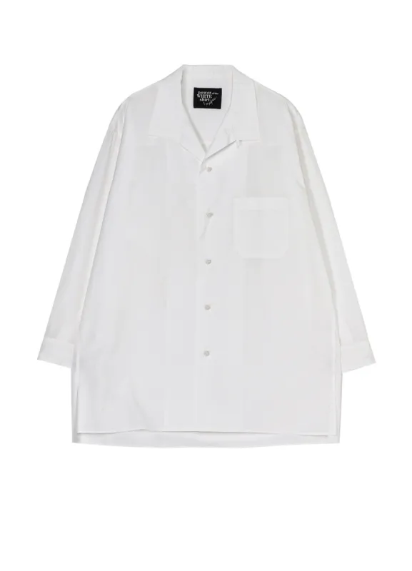 P・100/2 BROAD KNOT BUTTONS OPEN COLLAR SHIRT sold by Yohji Yamamoto