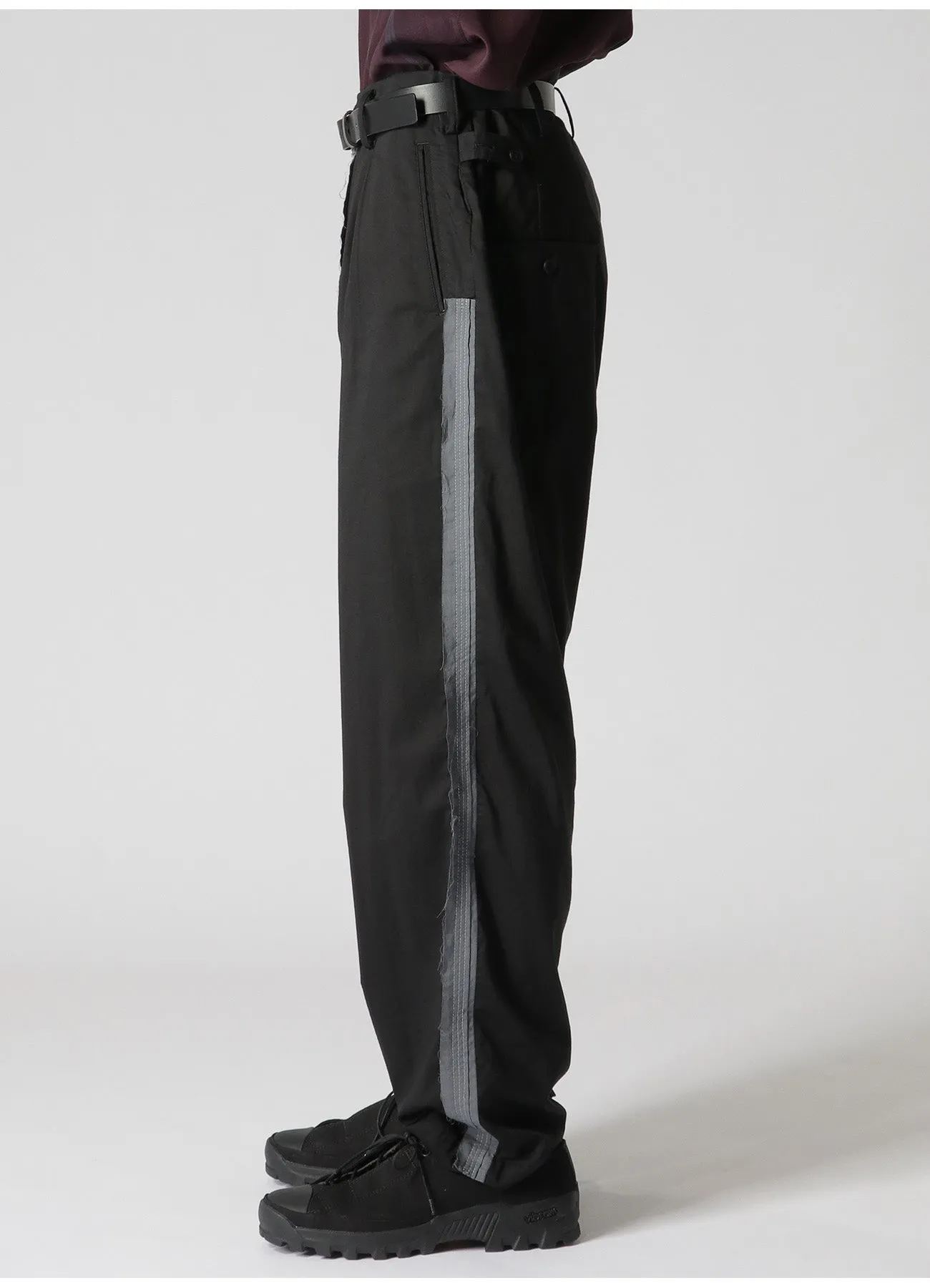 COTTON LYOCELL BROAD SUSPENDER PANTS WITH DECORATIVE CLOTH IN SIDE sold by Yohji Yamamoto product image thumbnail 5