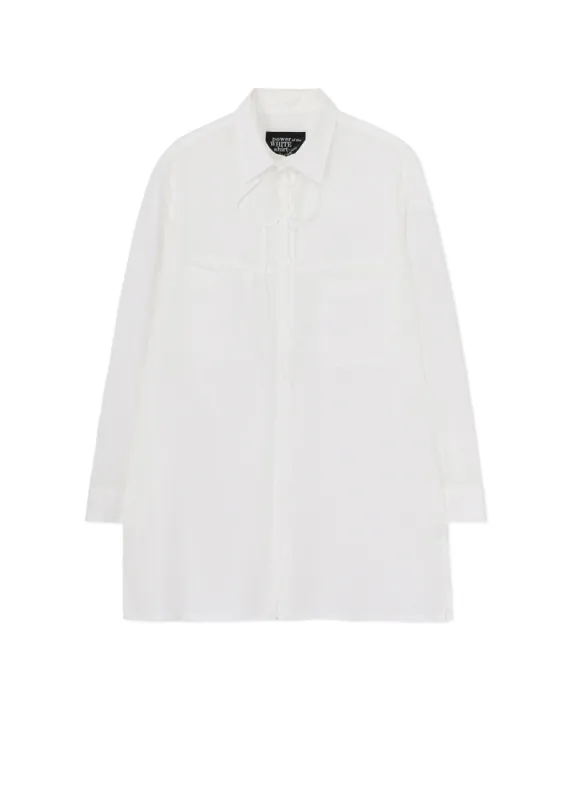 CELLULOSE LAWN STRING DETAIL SHIRT sold by Yohji Yamamoto