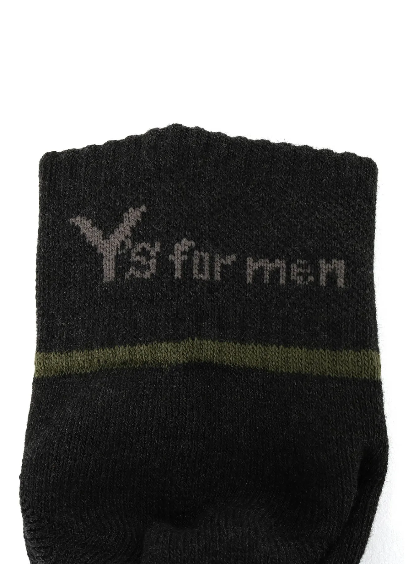 COTTON ACRYLIC PLAIN STITCH ANKLE PILE SOCKS sold by Yohji Yamamoto product image thumbnail 5