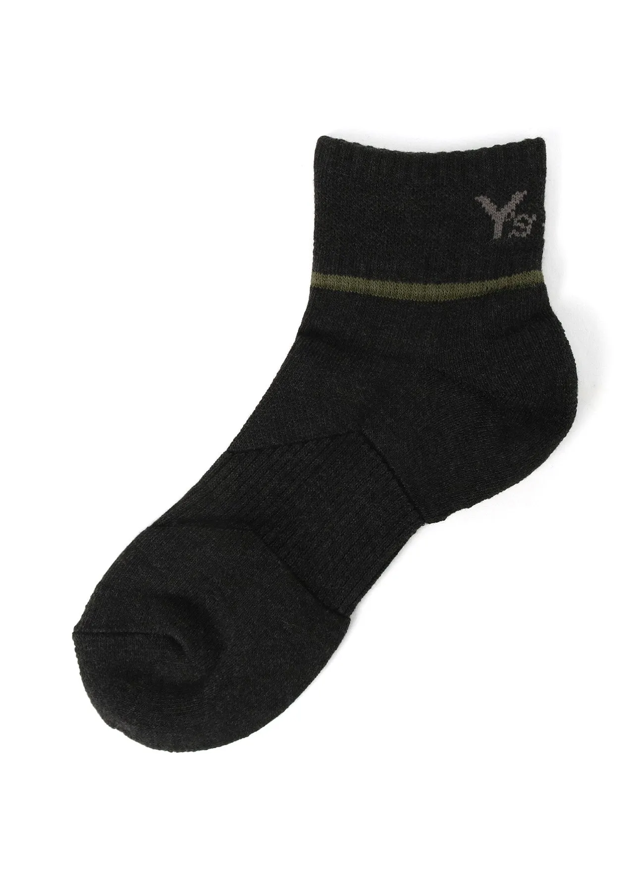 COTTON ACRYLIC PLAIN STITCH ANKLE PILE SOCKS sold by Yohji Yamamoto product image thumbnail 4