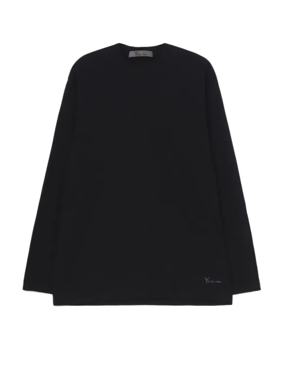Y's for men LOGO PRINT LONG SLEEVE T-SHIRTS sold by Yohji Yamamoto