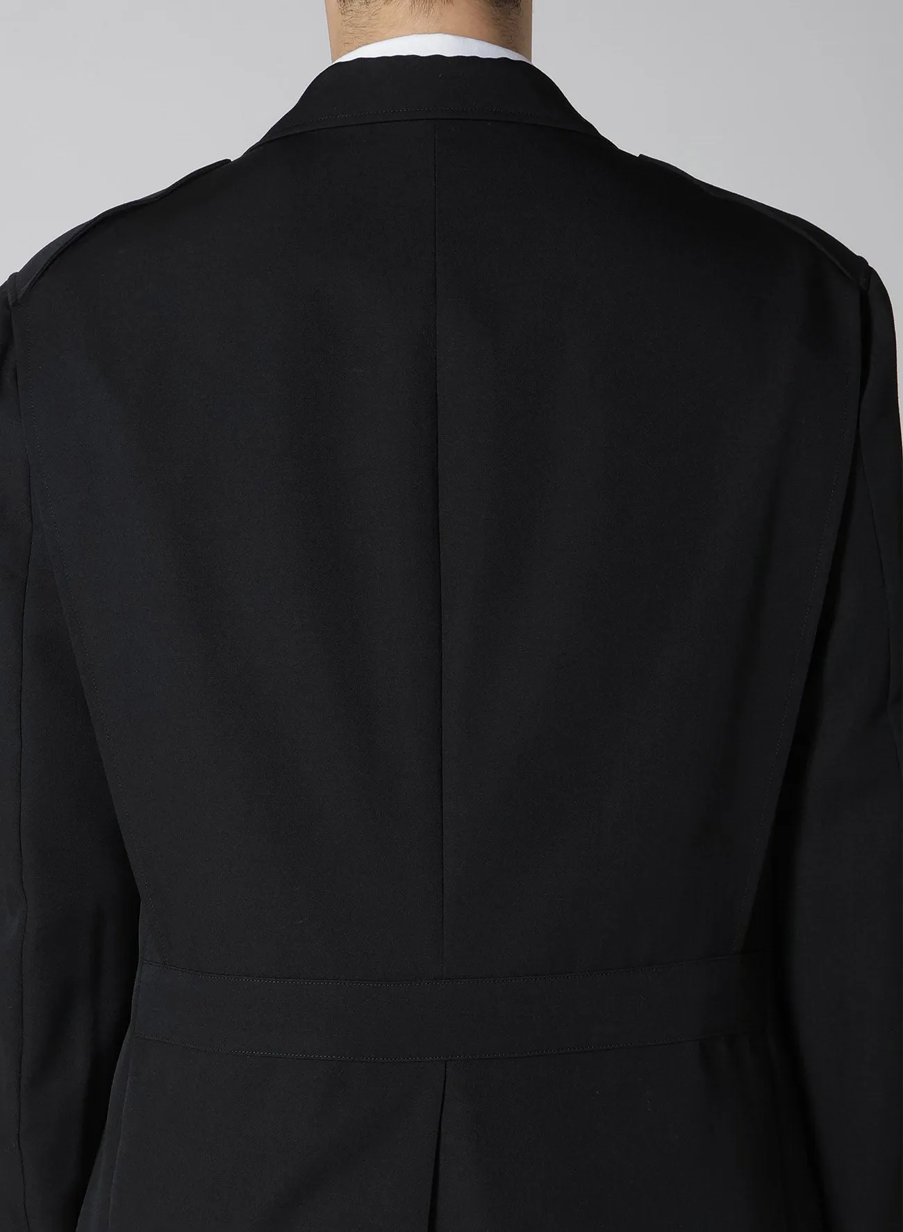 GABARDINE ACTION PLEATS JACKET sold by Yohji Yamamoto product image thumbnail 4