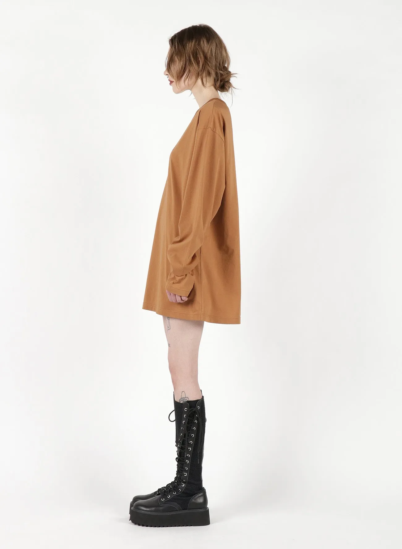 Fu*k You Print Oversized Long T-Shirt sold by Yohji Yamamoto product image thumbnail 5