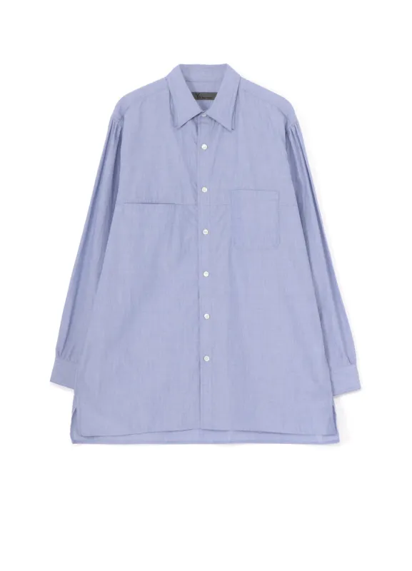 CHAIN STITCHED SHIRT WITH  DOUBLE COLLAR sold by Yohji Yamamoto