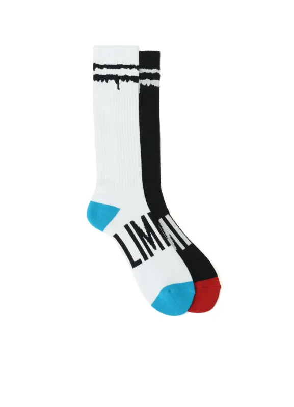 MIXED PILE YARN SKATER SOCKS sold by Yohji Yamamoto