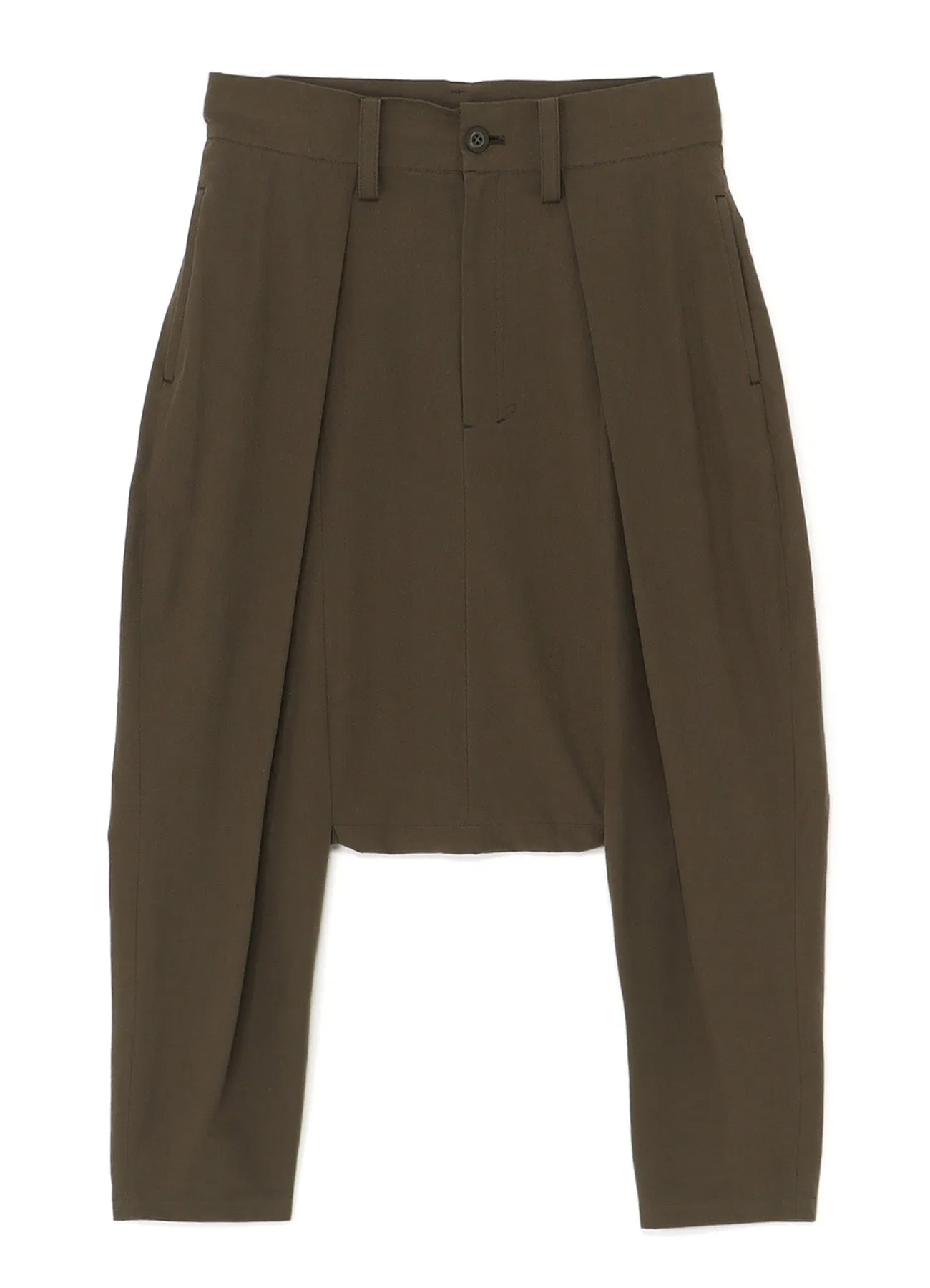 COTTON/LINEN SAROUEL PANTS sold by Yohji Yamamoto product image thumbnail 2