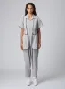 BREATHABLE LINEN/RAYON JUMPSUIT WITH MULTIPLE POCKETS sold by Yohji Yamamoto