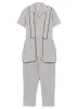 BREATHABLE LINEN/RAYON JUMPSUIT WITH MULTIPLE POCKETS sold by Yohji Yamamoto