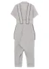 BREATHABLE LINEN/RAYON JUMPSUIT WITH MULTIPLE POCKETS sold by Yohji Yamamoto