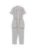 BREATHABLE LINEN/RAYON JUMPSUIT WITH MULTIPLE POCKETS sold by Yohji Yamamoto