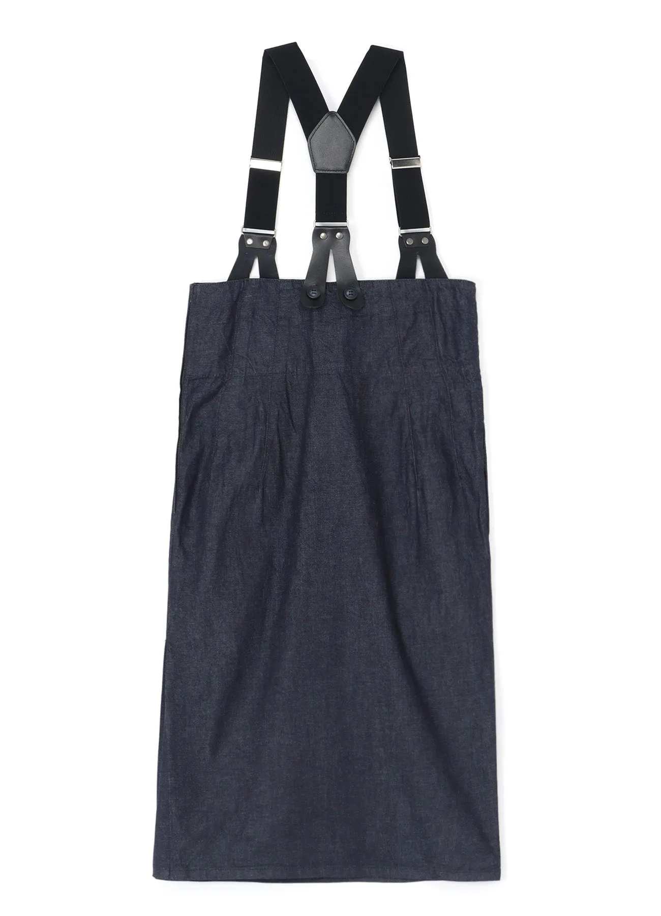 DENIM SUSPENDER TIGHT SKIRT sold by Yohji Yamamoto product image thumbnail 4