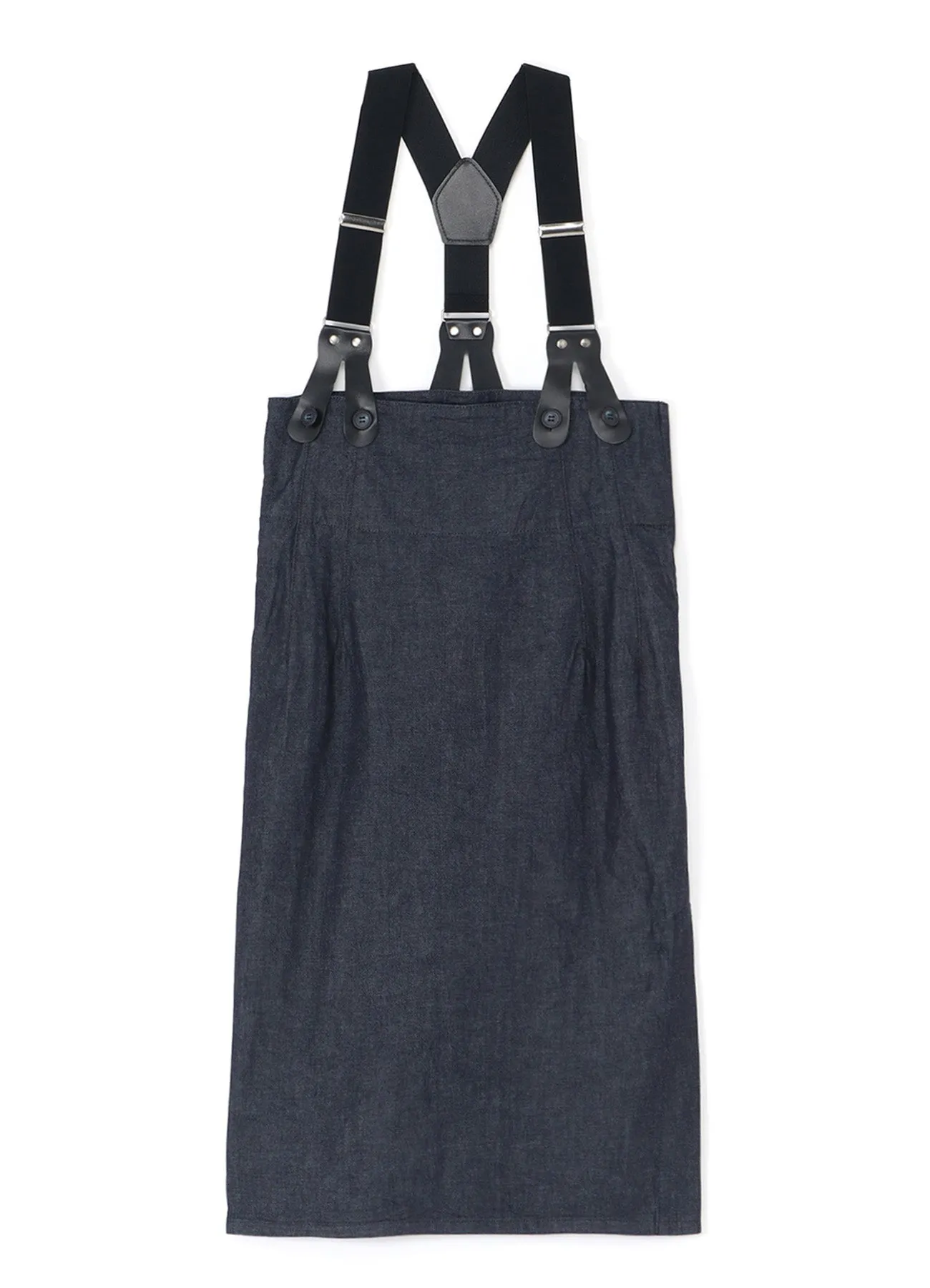 DENIM SUSPENDER TIGHT SKIRT sold by Yohji Yamamoto product image thumbnail 2