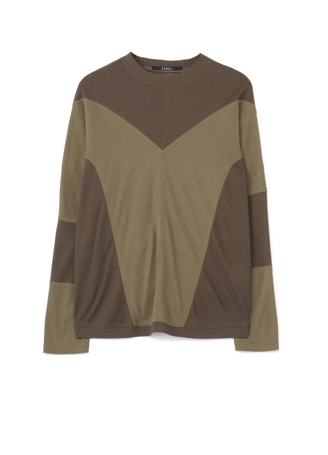 Cotton Felt Combination Panel T-Shirt sold by Yohji Yamamoto