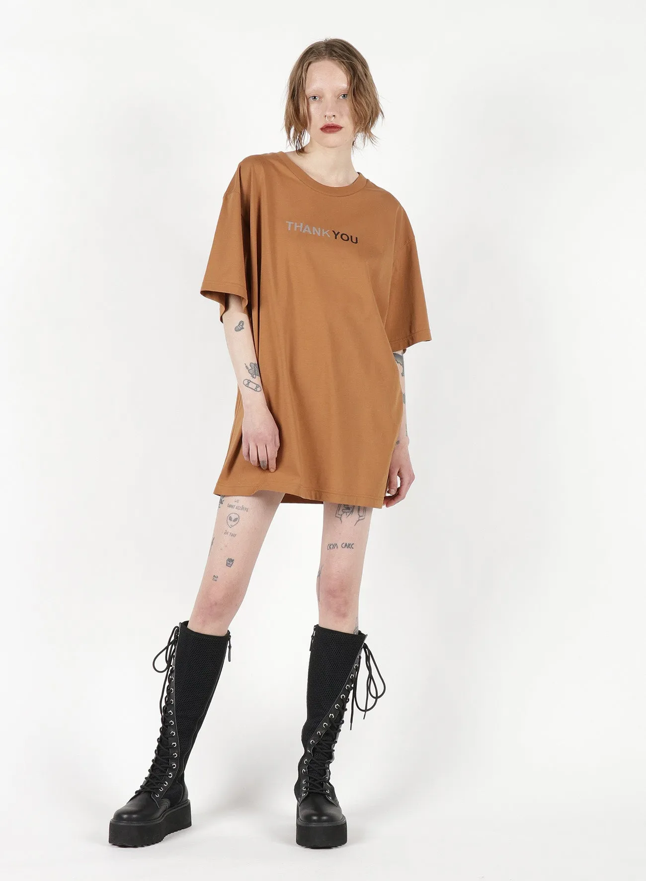 Fu*k You Print Oversized T-Shirt sold by Yohji Yamamoto product image thumbnail 4