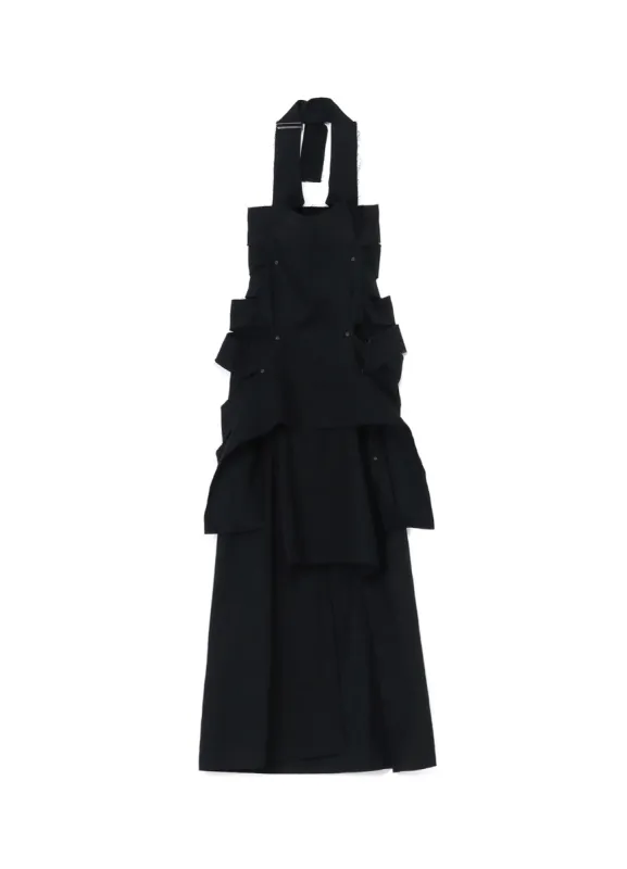 LIGHT DENIM HALTERNECK DRESS sold by Yohji Yamamoto