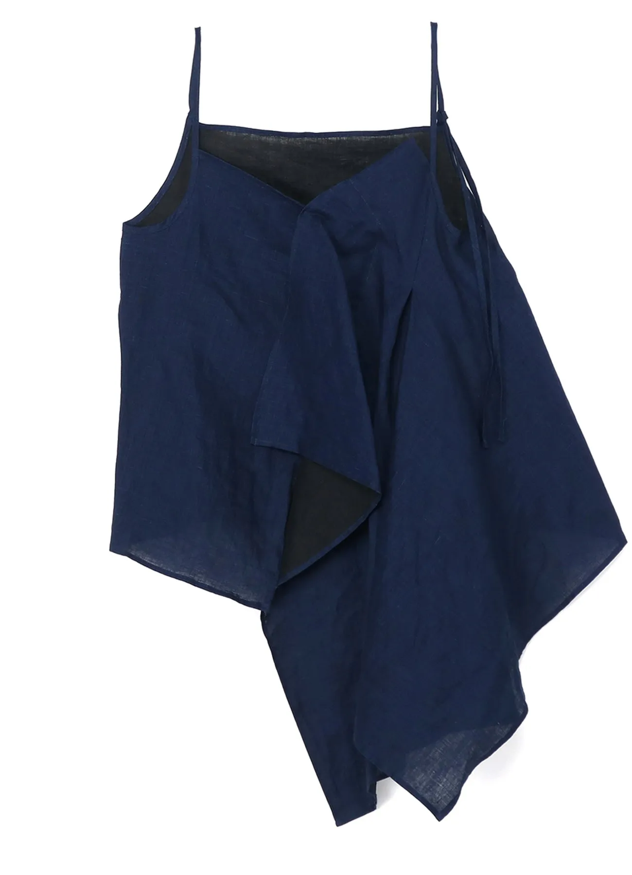 INDIGO + JAPANESE INK ASYMMETRIC CAMISOLE BLOUSE sold by Yohji Yamamoto product image thumbnail 2
