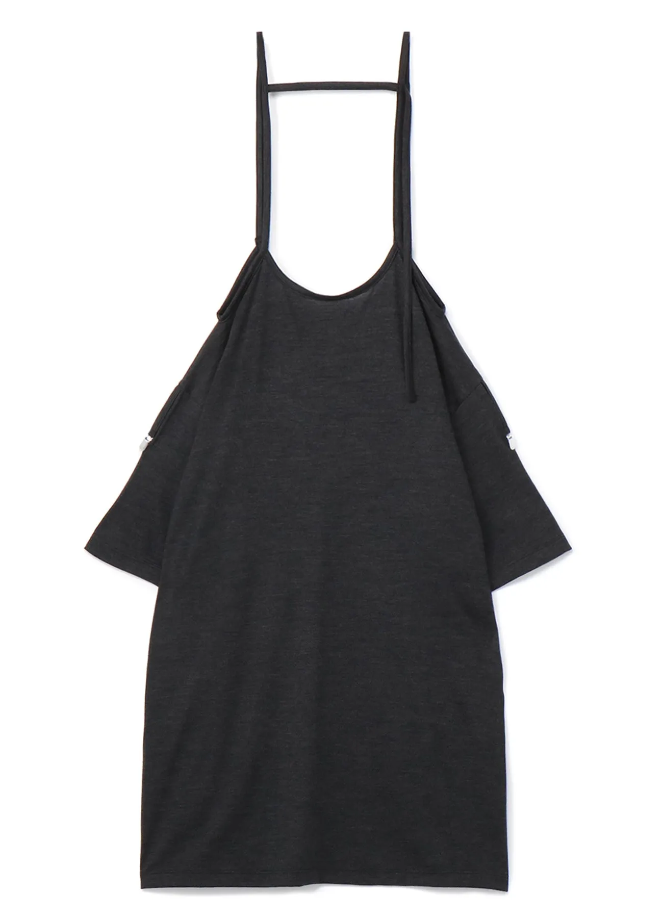 Silky Wool Plain stitch Suspender Hanging Skirt sold by Yohji Yamamoto product image thumbnail 3