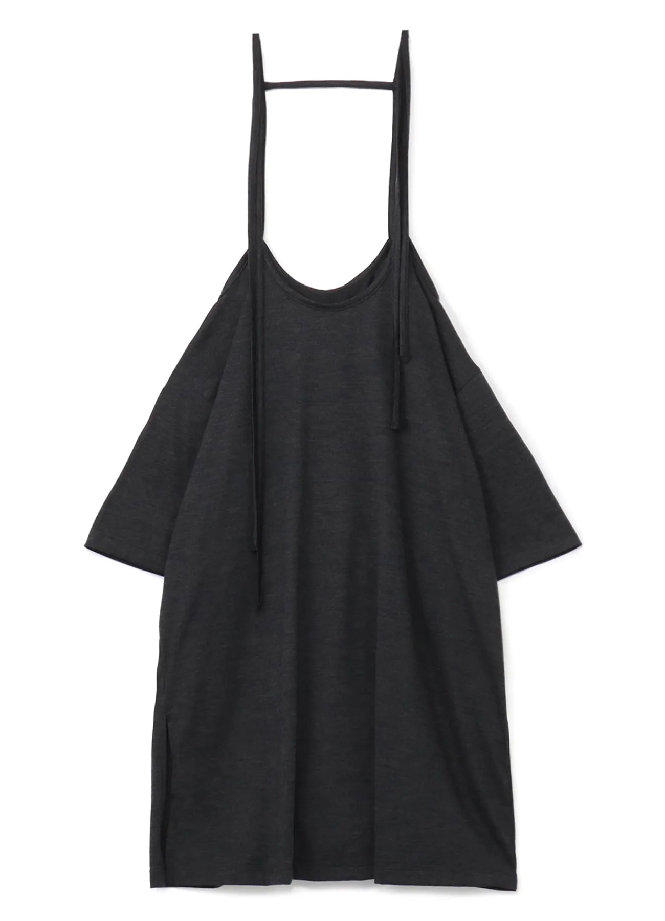 Silky Wool Plain stitch Suspender Hanging Skirt sold by Yohji Yamamoto product image thumbnail 2