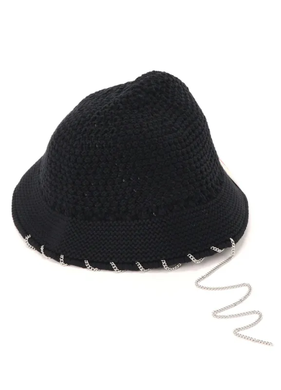 LIMI feu x THE H.W. DOG & CO. KNIT HAT sold by Yohji Yamamoto