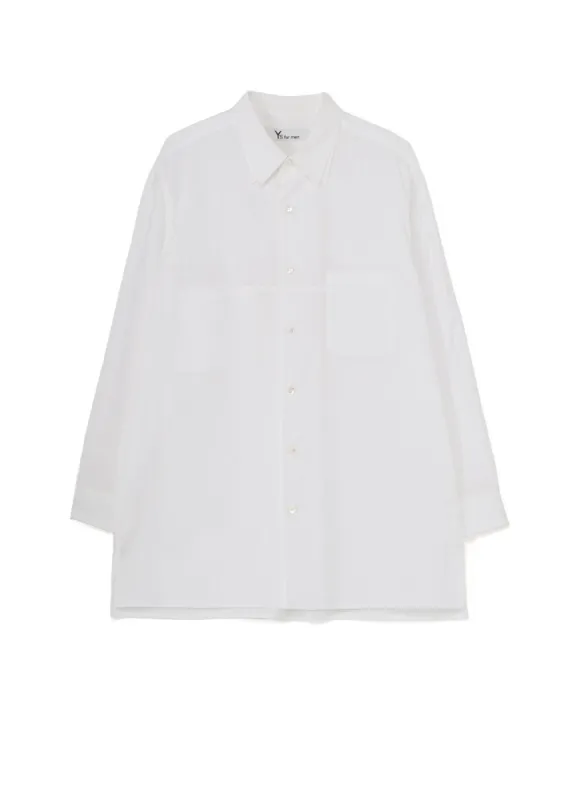 40 BROAD DOUBLE COLLAR BIG SHIRT sold by Yohji Yamamoto