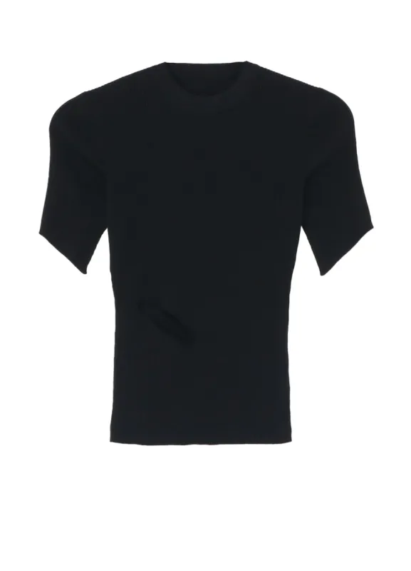 HIGH GAUGE C SINGLE JERSEY SLASH DESIGN KNIT sold by Yohji Yamamoto