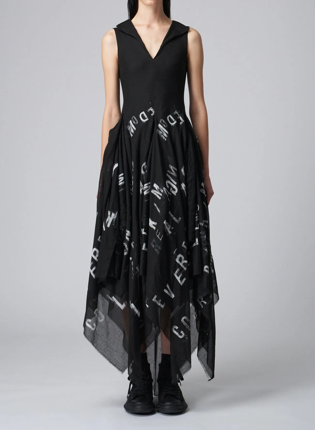 DILEMMA PT SQUARE PANNELS DRESS sold by Yohji Yamamoto product image thumbnail 4