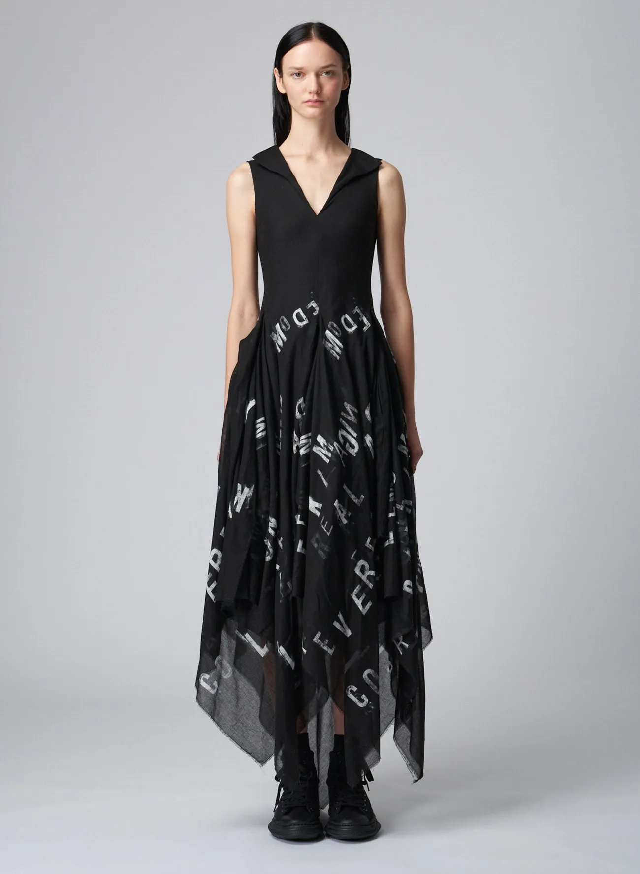 DILEMMA PT SQUARE PANNELS DRESS sold by Yohji Yamamoto product image thumbnail 5