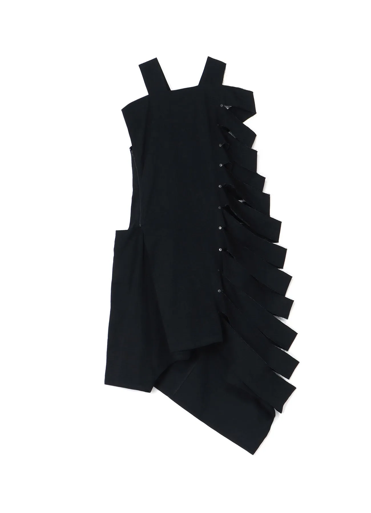 LIGHT DENIM DRESS WITH SIDE CUTOUT DETAILS sold by Yohji Yamamoto