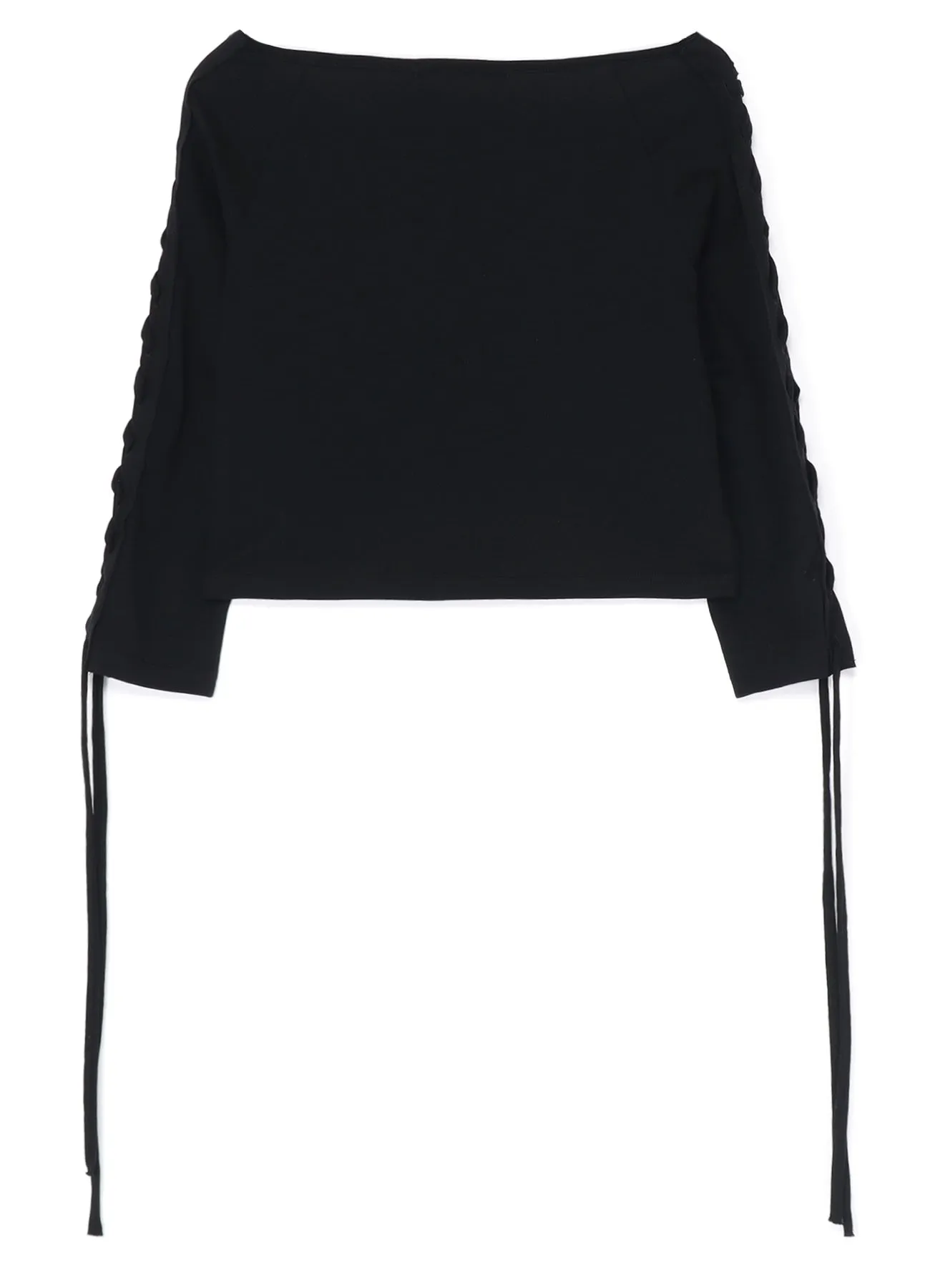 60/2 COTTON JERSEY LACE-UP CARDIGAN sold by Yohji Yamamoto product image thumbnail 3