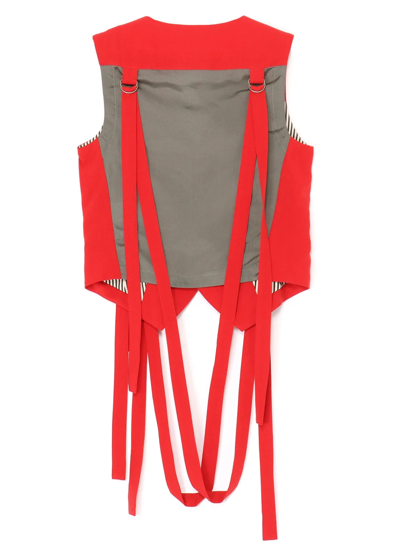 SOFT BROAD COTTON HANGING STRAP VEST sold by Yohji Yamamoto product image thumbnail 3