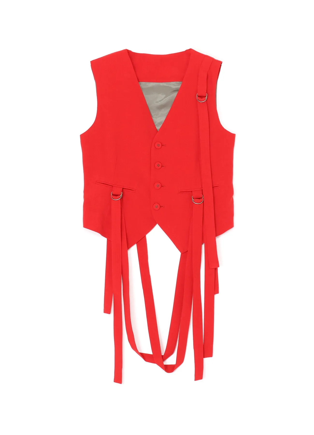SOFT BROAD COTTON HANGING STRAP VEST sold by Yohji Yamamoto
