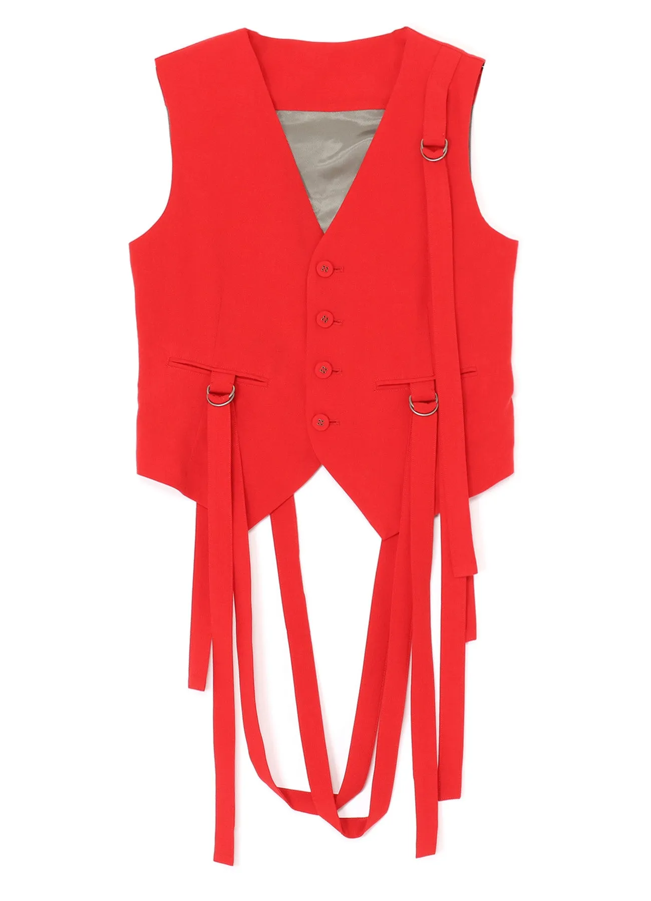 SOFT BROAD COTTON HANGING STRAP VEST sold by Yohji Yamamoto product image thumbnail 2