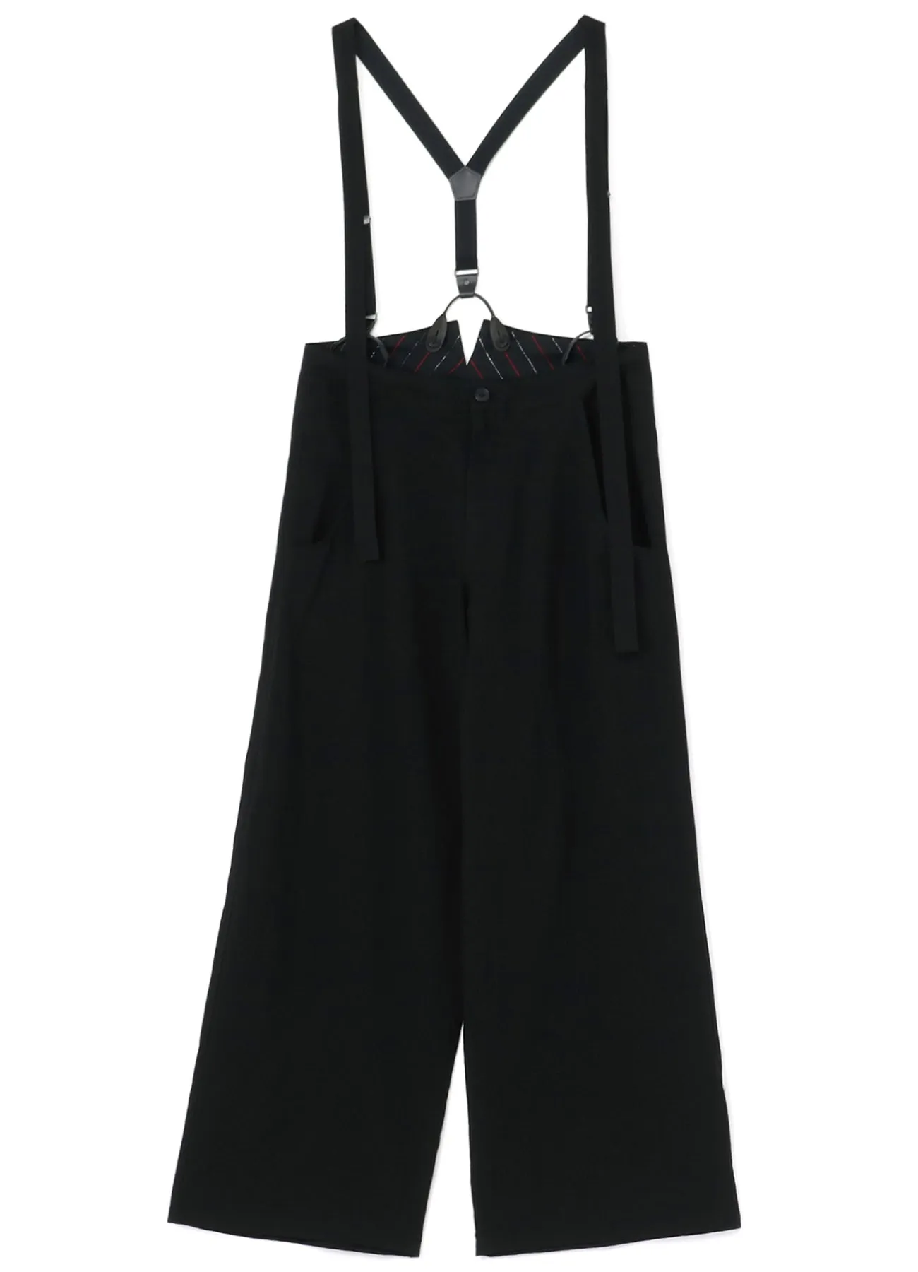 COTTON TENCEL LAWN SUSPENDERS PANTS sold by Yohji Yamamoto product image thumbnail 2