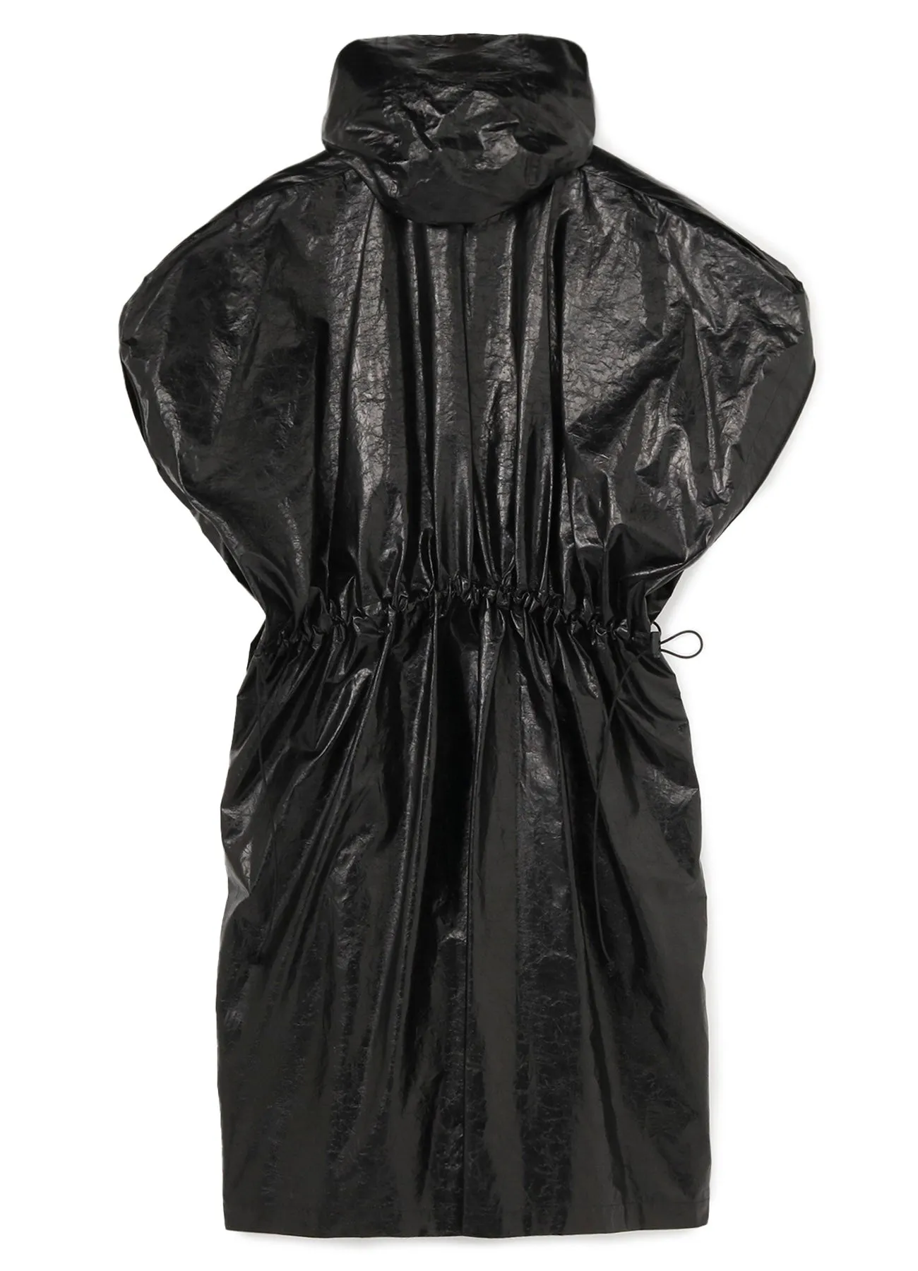 Foil Print Stripe Square Long Coat sold by Yohji Yamamoto product image thumbnail 3