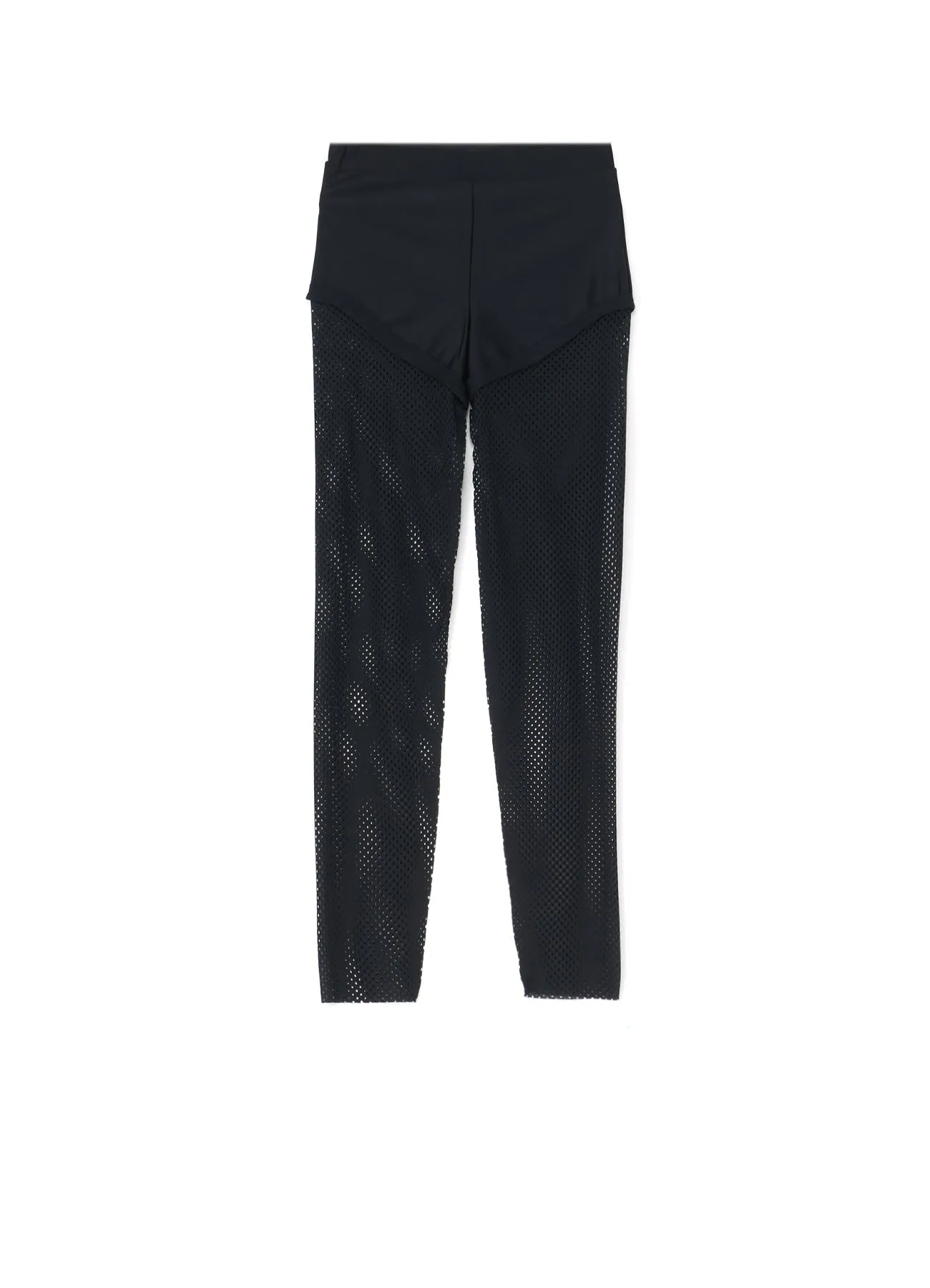 NYLON POLYURETHANE TRICOT MESH PANEL LEGGINGS sold by Yohji Yamamoto