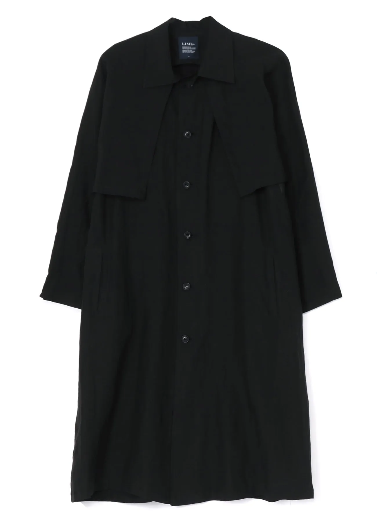 LINEN SOFT LAWN RAIN COVER COAT sold by Yohji Yamamoto product image thumbnail 2